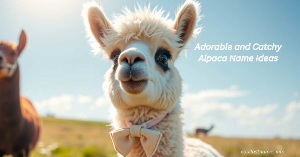 Adorable and Catchy Alpaca Name Ideas