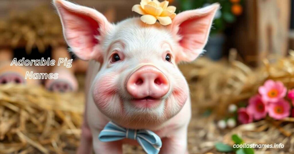 Adorable Pig Names