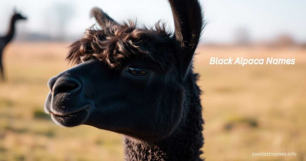 Black Alpaca Names