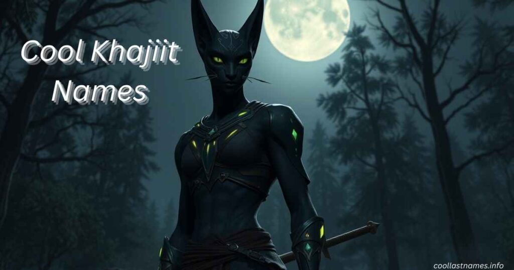 Cool Khajiit Names