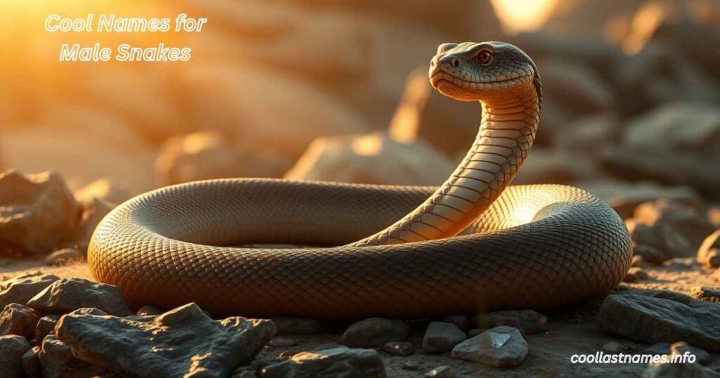 Cool Names for Male Snakes