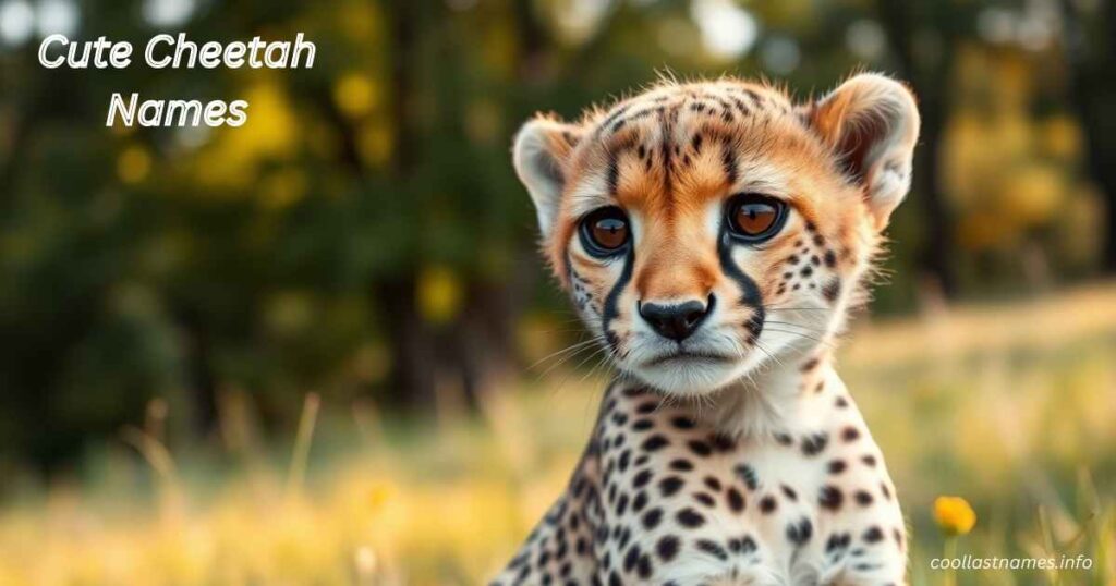 Cute Cheetah Names