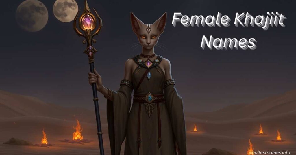 Female Khajiit Names