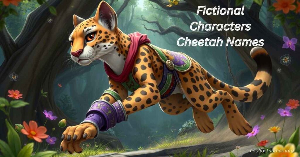 Fictional Characters Cheetah Names