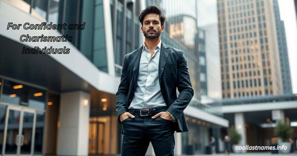 For Confident and Charismatic Individuals
