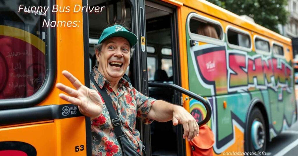 Funny Bus Driver Names: