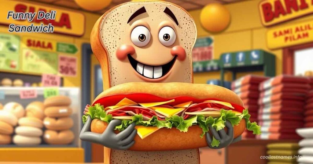 Funny Deli Sandwich Names
