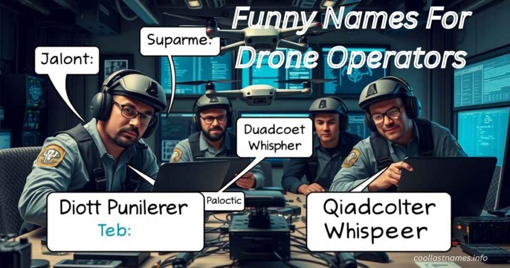 Funny Names For Drone Operators