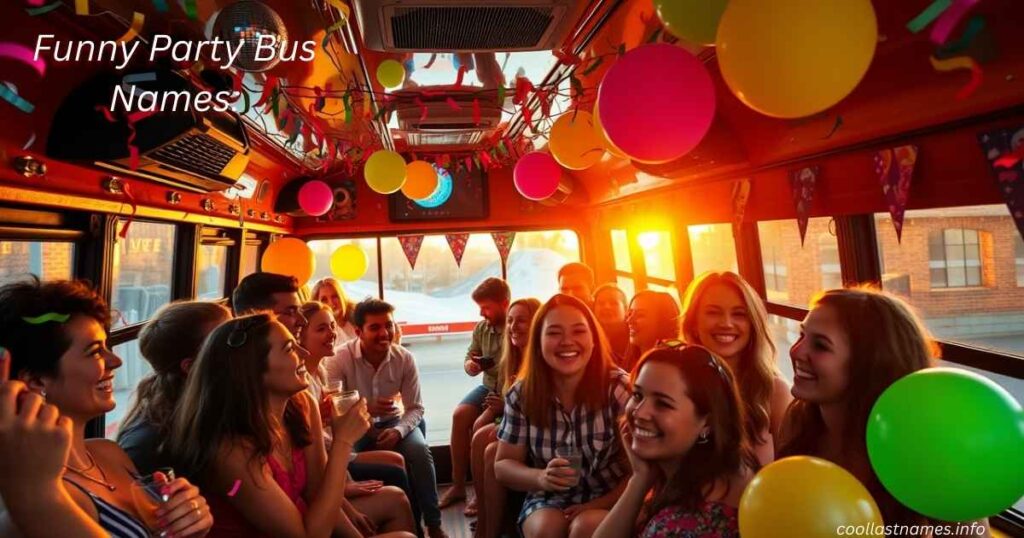 Funny Party Bus Names: