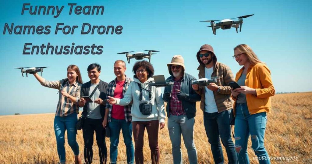 Funny Team Names For Drone Enthusiasts
