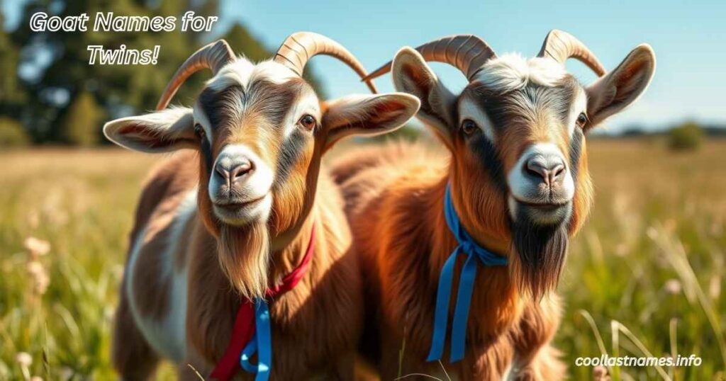Goat Names for Twins!