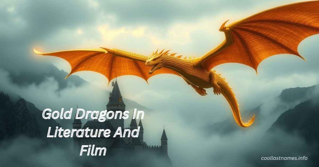Gold Dragons In Literature And Film