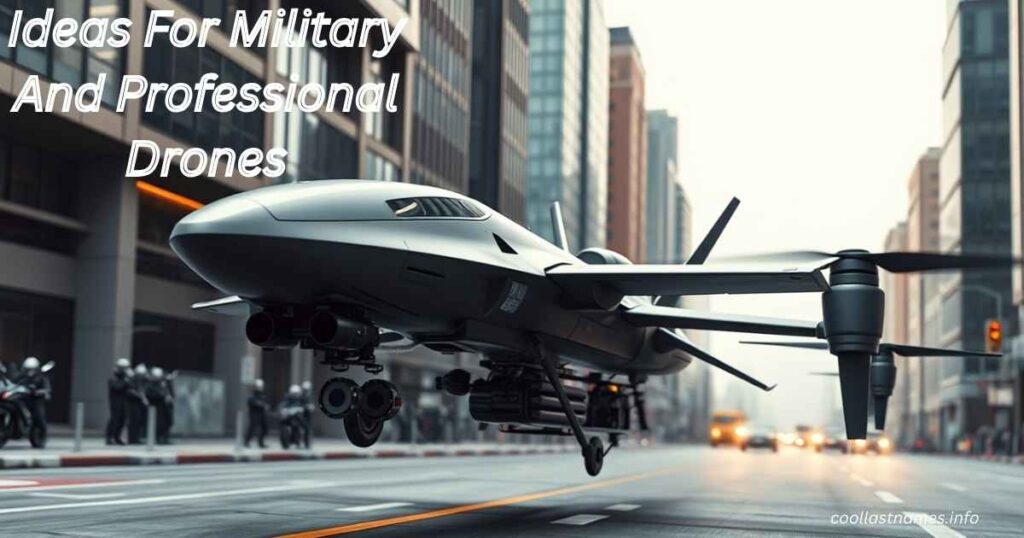 Ideas For Military And Professional Drones