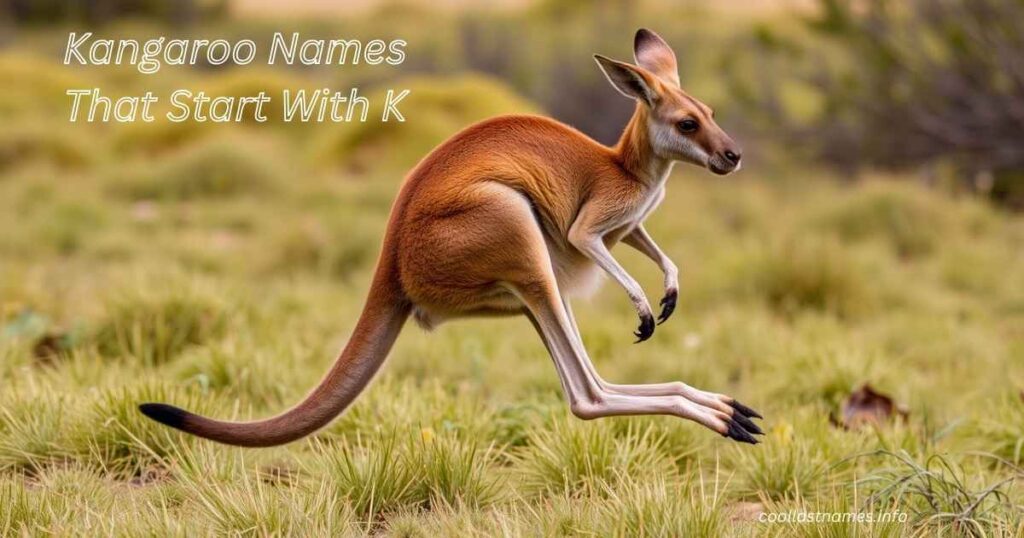 Kangaroo Names That Start With K