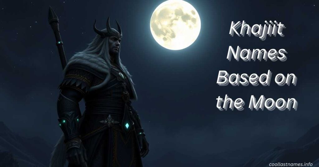 Khajiit Names Based on the Moon
