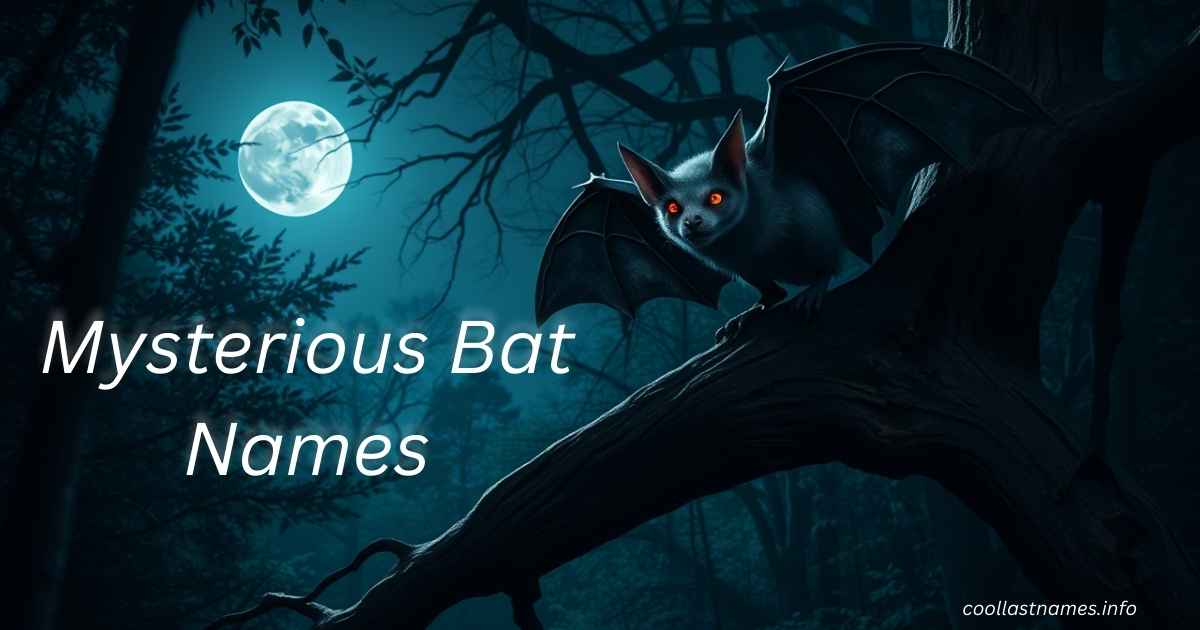 Mysterious Bat Names
