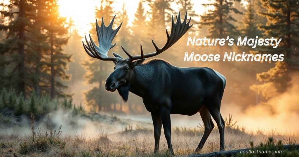 Nature’s Majesty Moose Nicknames