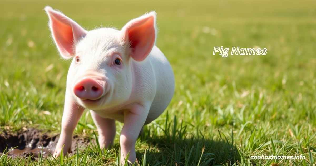 Pig Names
