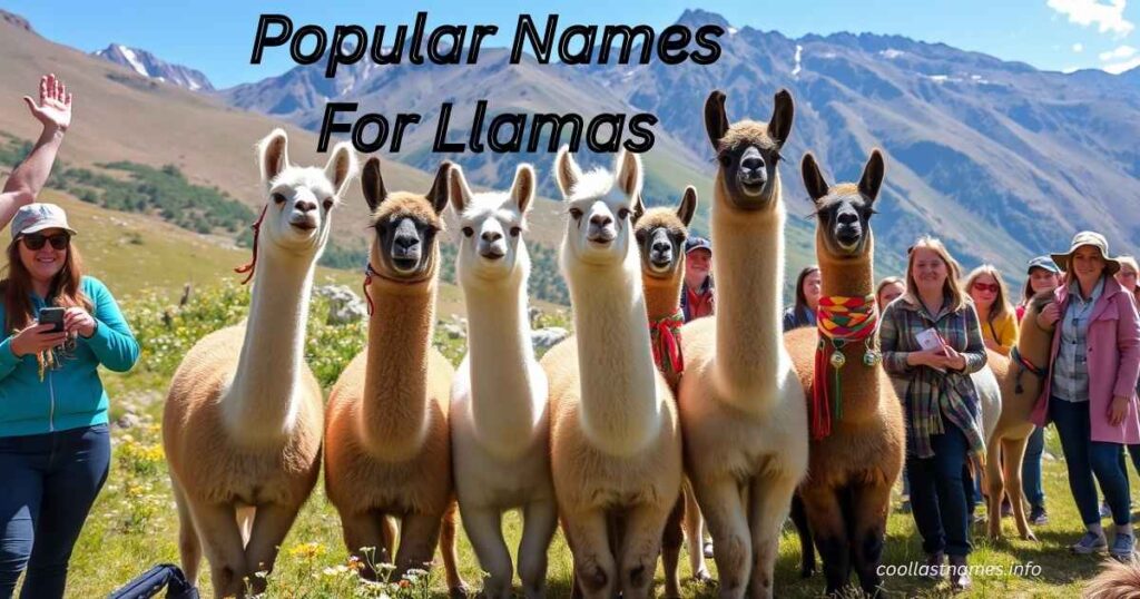 Popular Names For Llamas
