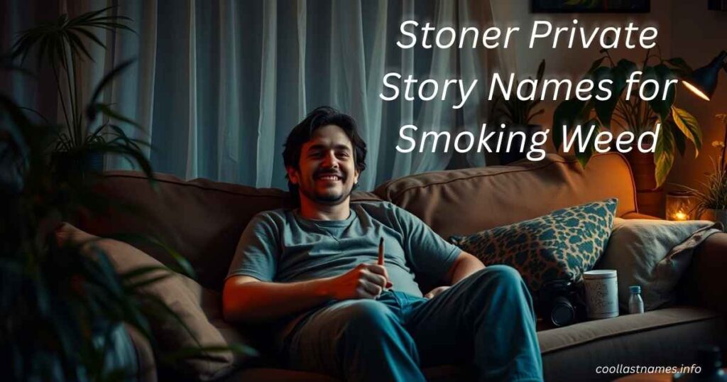 Stoner Private Story Names for Smoking Weed