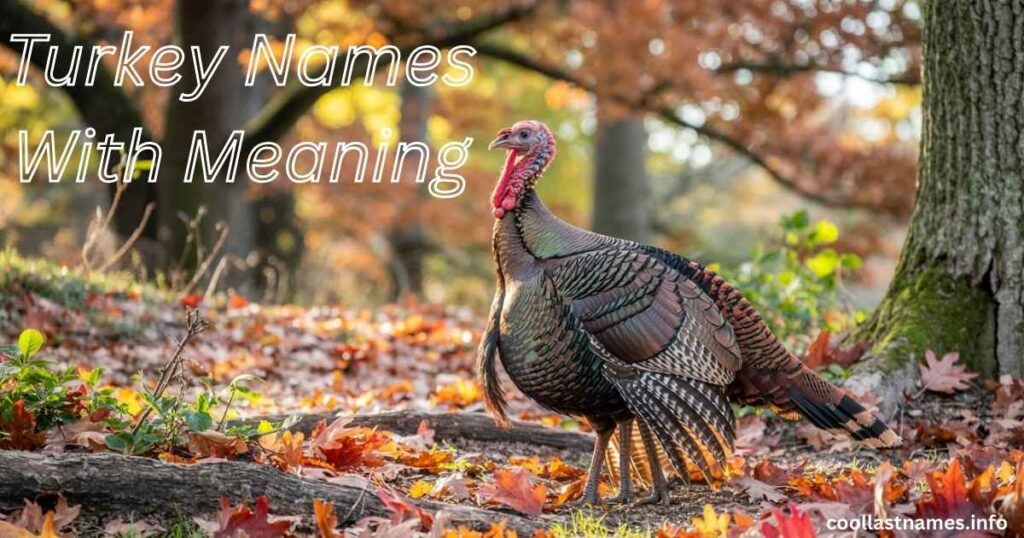 Turkey Names With Meaning