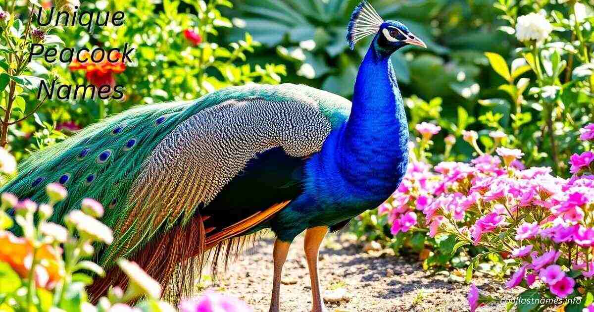 Unique Peacock Names