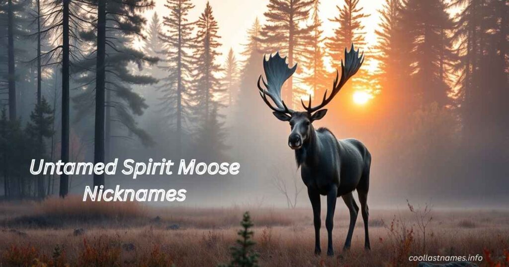 Untamed Spirit Moose Nicknames