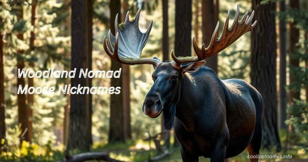 Woodland Nomad Moose Nicknames