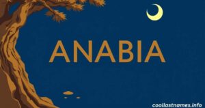 Anabia meaning