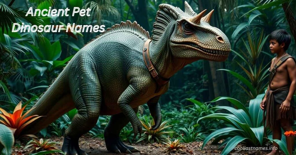 Ancient Pet Dinosaur Names