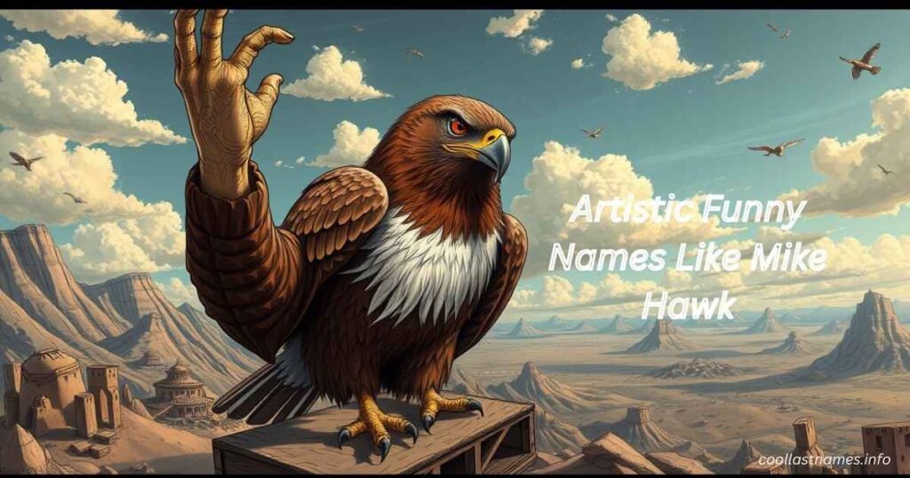 Artistic Funny Names Like Mike Hawk