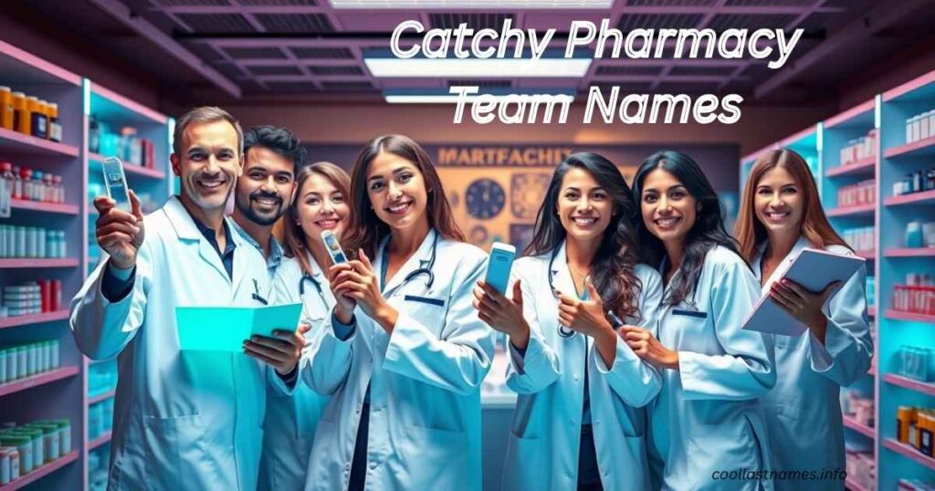 Catchy Pharmacy Team Names