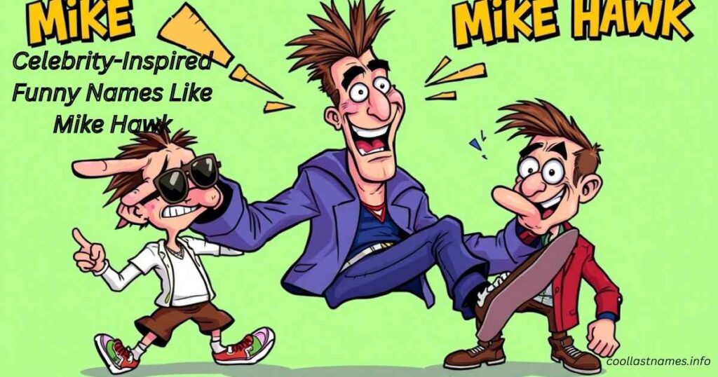 Celebrity-Inspired Funny Names Like Mike Hawk