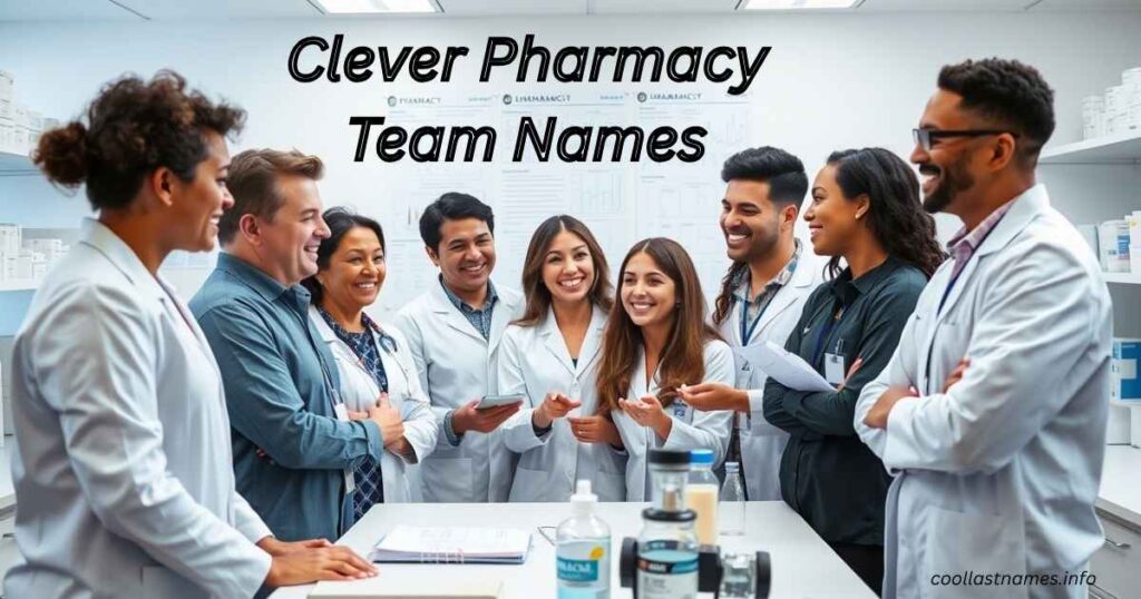 Clever Pharmacy Team Names