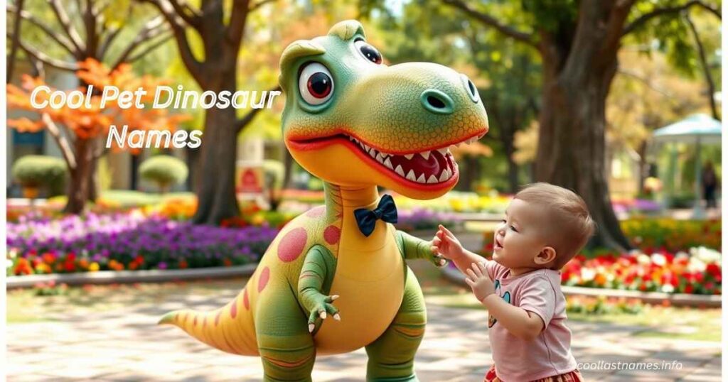 Cool Pet Dinosaur Names