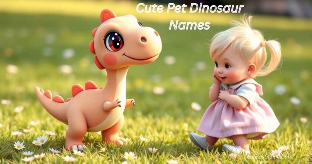 Cute Pet Dinosaur Names