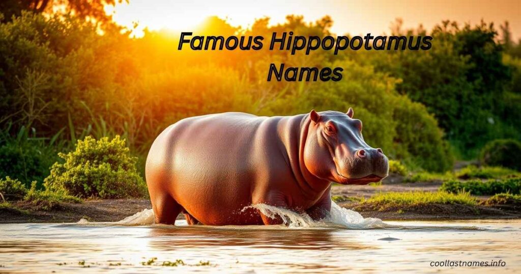 Famous Hippopotamus Names