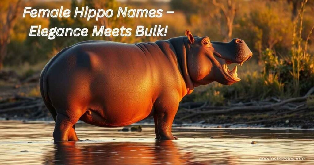 Female Hippo Names – Elegance Meets Bulk!