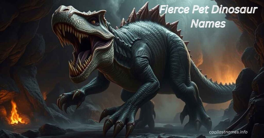 Fierce Pet Dinosaur Names