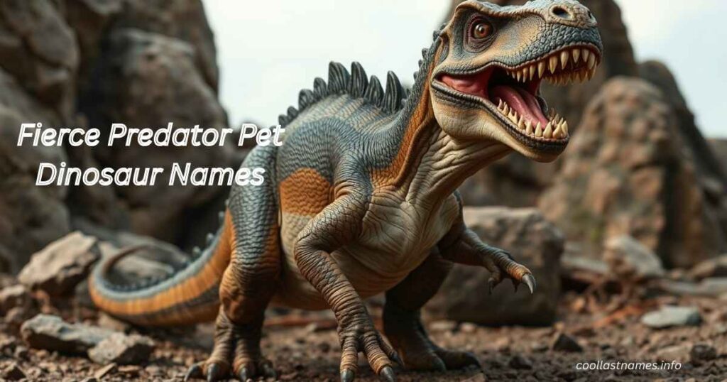 Fierce Predator Pet Dinosaur Names