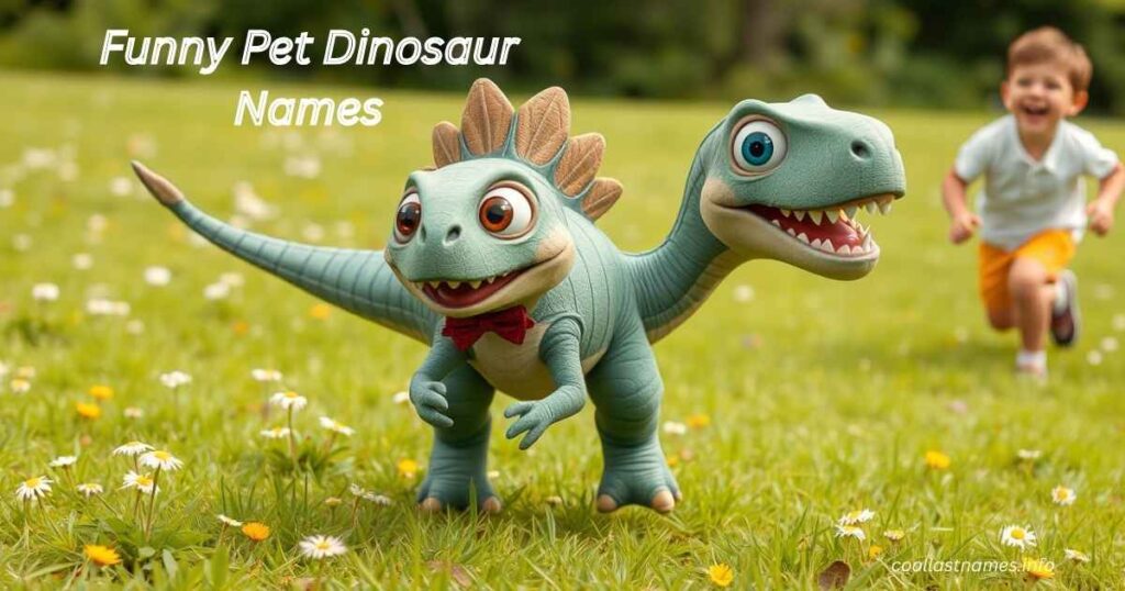 Funny Pet Dinosaur Names