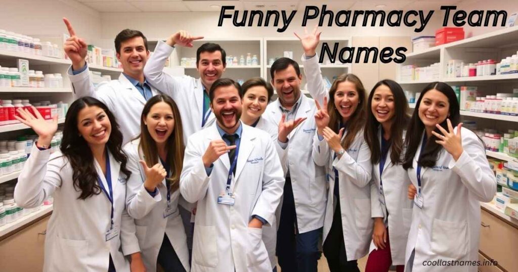Funny Pharmacy Team Names