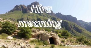 Hira meaning