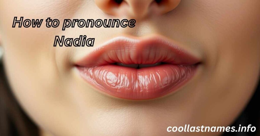 How to pronounce Nadia