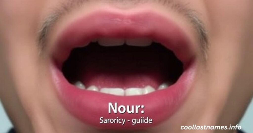 How to Pronounce Nour