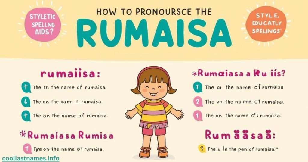 How to pronounce Rumaisa