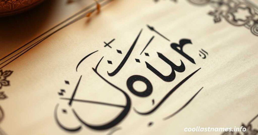 How to Write Nour in Arabic