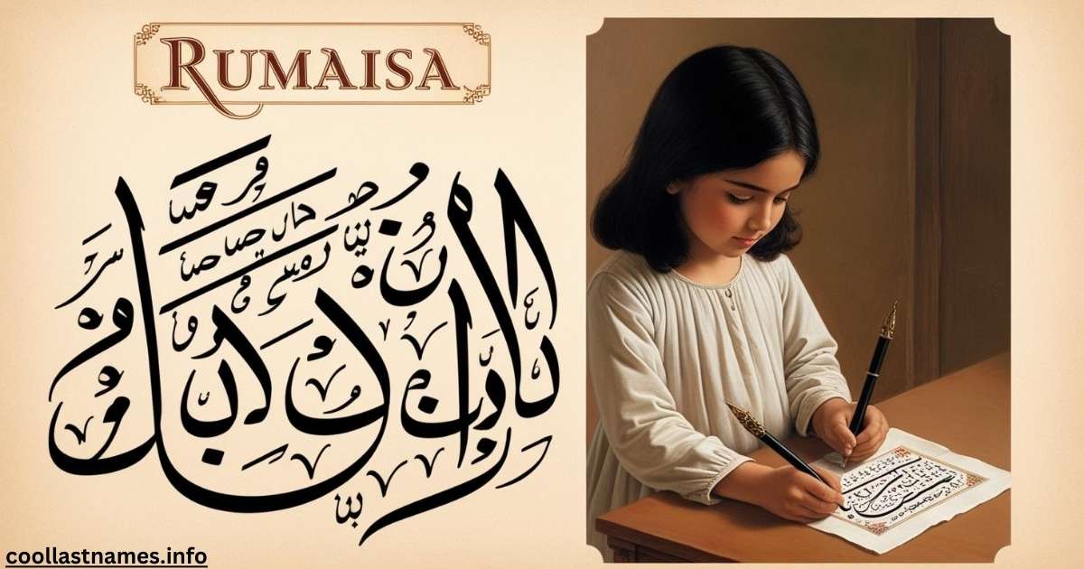 How to write Rumaisa in Arabic