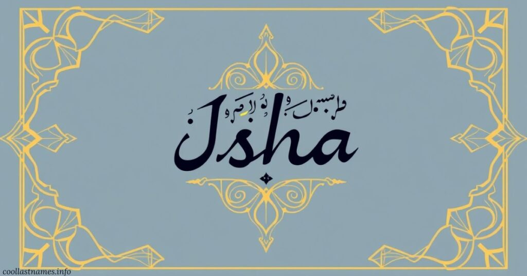 Isha Name Meaning in Islam