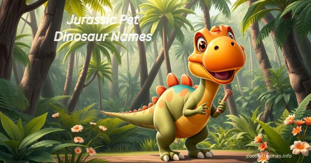 Jurassic Pet Dinosaur Names